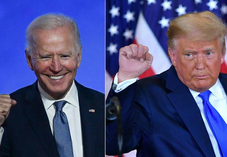 Biden reconoce a Trump como su rival
