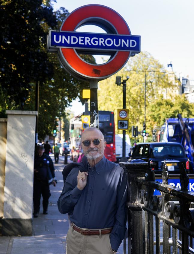 Arturo Pérez-Reverte, en Londres