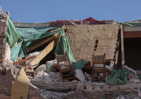 El terremoto ha provocado el derrumbe de decenas de casas en Marrakech.