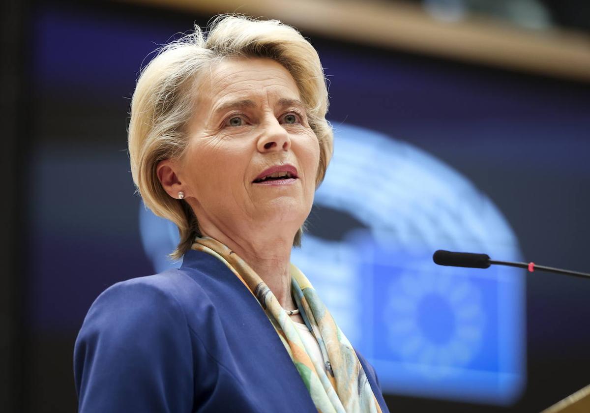 La presidenta de la Comisión Europea, Ursula von der Leyen.