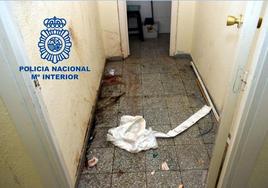 El lugar donde fue asesinado el joven de 18 años.