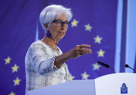 La presidenta del BCE, Christine Lagarde.