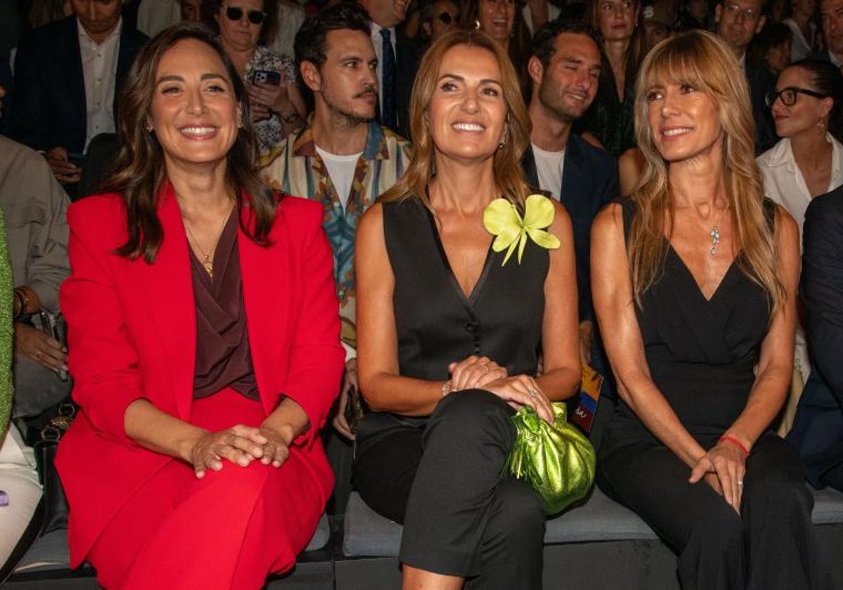 Tamara Falcó, Marie Castellvi -directora de Cortefiel y Pedro del Hierro- y Begoña Gómez.