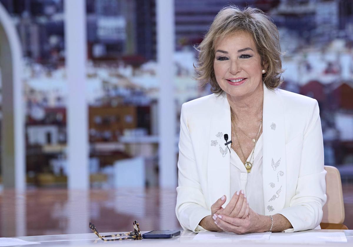 Ana Rosa Quintana, durante el programa del lunes.