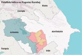 El enclave de Nagorno Karabaj acoge desde hace décadas una guerra no declarada.