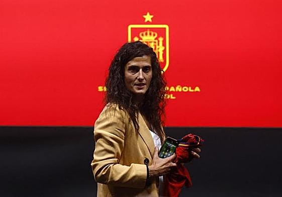 Montse Tomé durante su presentación como nueva seleccionadora