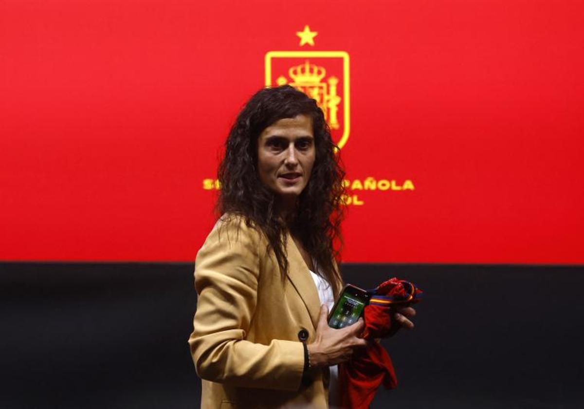 Montse Tomé durante su presentación como nueva seleccionadora