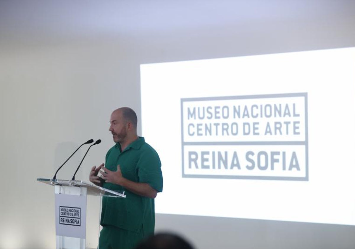 Manuel Segade, durante la rueda de prensa en la que presentó su programa para los próximos cinco años.