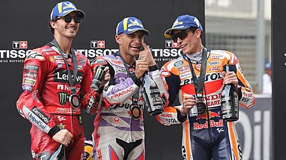 Jorge Martín sigue en estado de gracia y Marc Márquez vuelve al podio