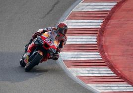 Marc Márquez, durante el GP de India.