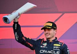 Max Verstappen, triunfador en Japón.