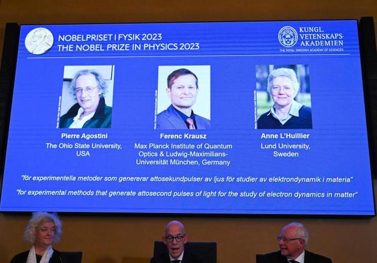 El Nobel de Física reconoce a los pioneros de los attosegundos