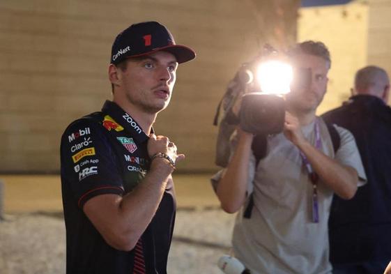 Max Verstappen, en el circuito de Losail para disputar el GP de Catar.