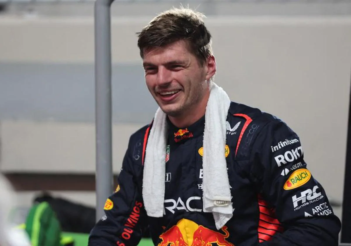 Max Verstappen, tras conseguir la pole en el GP de Catar en el circuito de Losail.