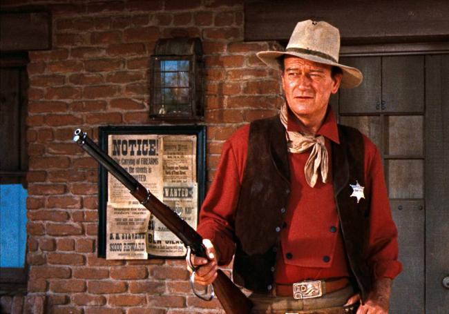 John Wayne en 'Río Bravo'.