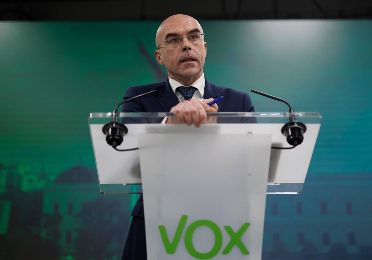 Buxadé gana más cuota de poder en Vox al hacerse también con la estrategia jurídica