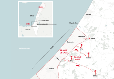 En mapas: así destruyó Hamás el mito de un estado israelí que se creía invencible