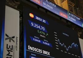 El Ibex vive su mejor sesión desde marzo y recupera los 9.300 puntos
