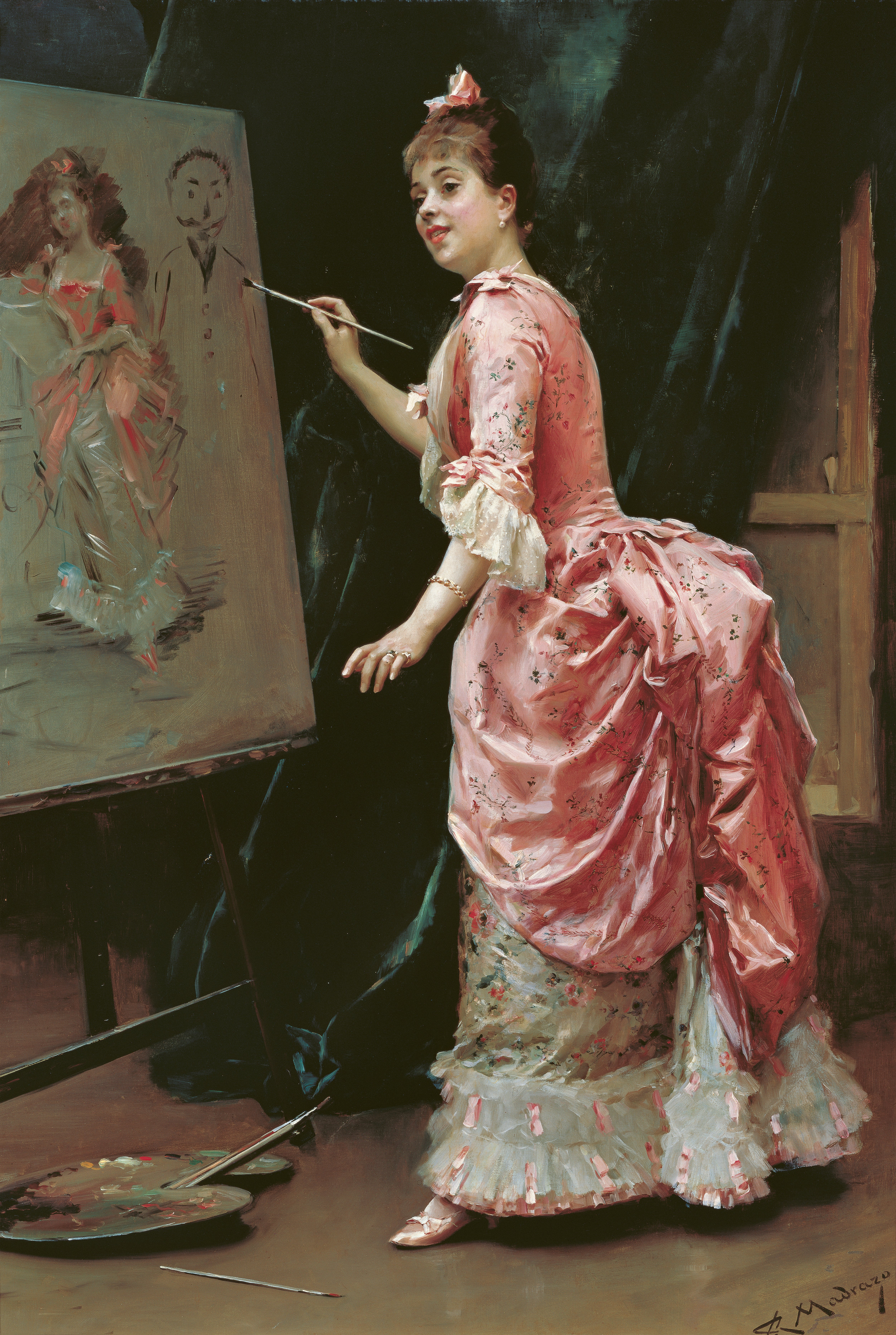Cuadro del pintor Raimundo Madrazo