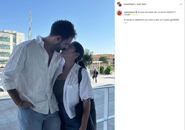 La imagen que han compartido en su cuenta de Instagram los recién casados.