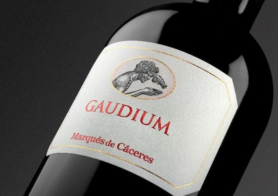 Botella de Gaudium de Marqués de Cáceres