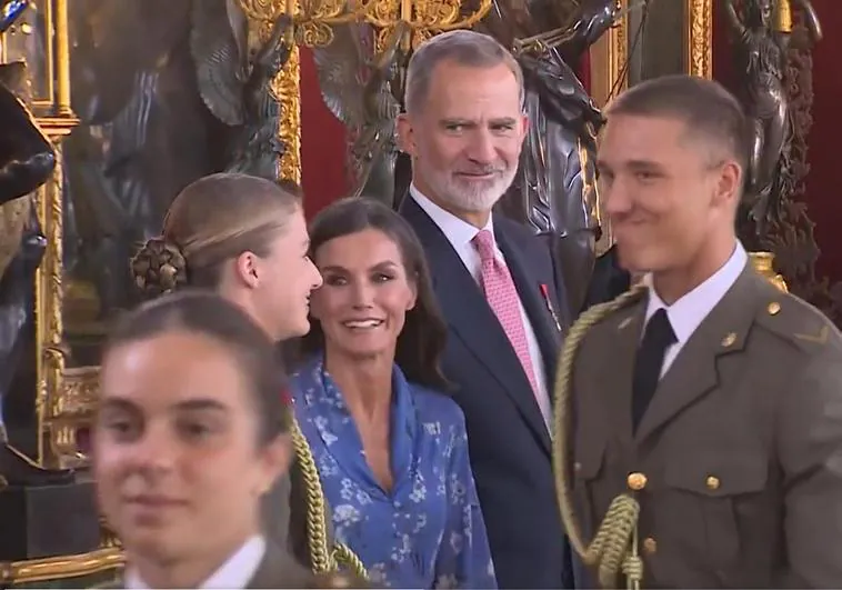 Los Reyes ceden a Leonor todo el protagonismo de la Fiesta Nacional