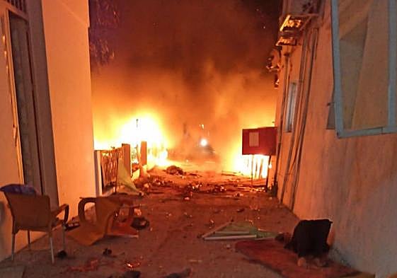 Los vídeos del ataque al hospital de Gaza