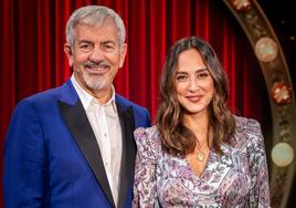 Carlos Sobera y Tamara Falcó, en 'El musical de tu vida'