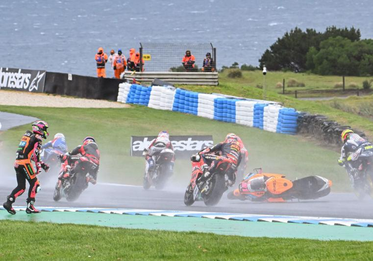 Malas condiciones climatológicas en Phillip Island