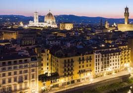 Vista de la ciudad de Florencia al amanecer en una imagen de archivo.