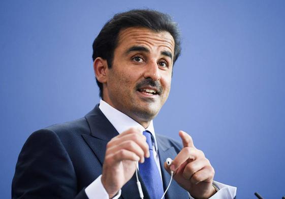 Tamim bin Hamad Al Thani heredó hace diez años el trono de Catar.