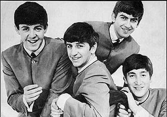 Paul McCartney, Ringo Starr, George Harrison y John Lennon.