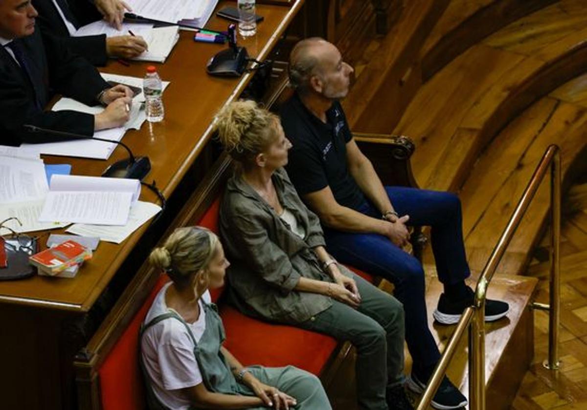 Banquillo de los acusados en la Audiencia de Barcelona