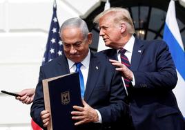 Donald Trump y Benjamín Netanyahu, en una imagen de archivo.