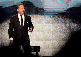 Luis Miguel, en un concierto en Bogotá, en 2019.