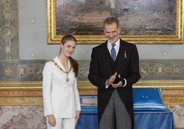 La jura de la Constitución de la princesa Leonor, en imágenes