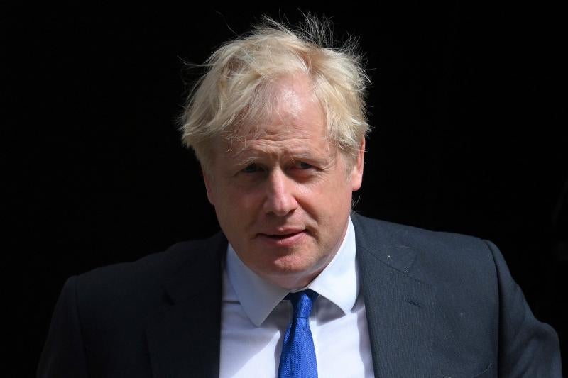 El ex primer ministro británico Boris Johnson, en una imagen de archivo.