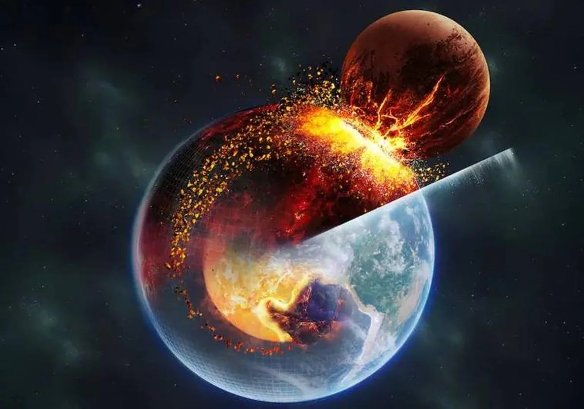 The remains of the great impact that created the Moon would be inside the Earth