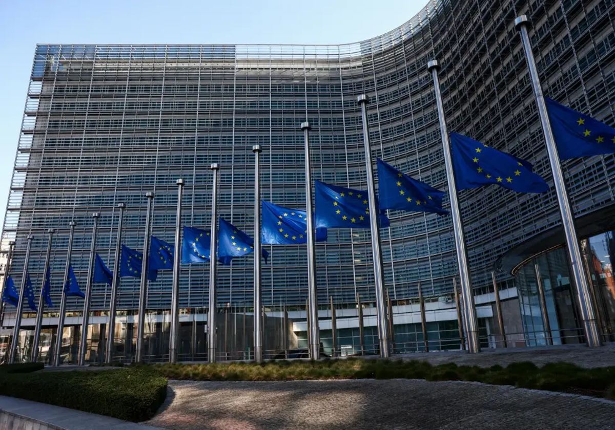 Foto de archivo del edificio de la Comisión Europea en Bruselas.