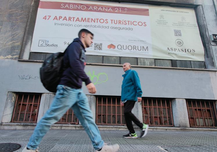 Promoción de apartamentos turísticos en Bilbao.