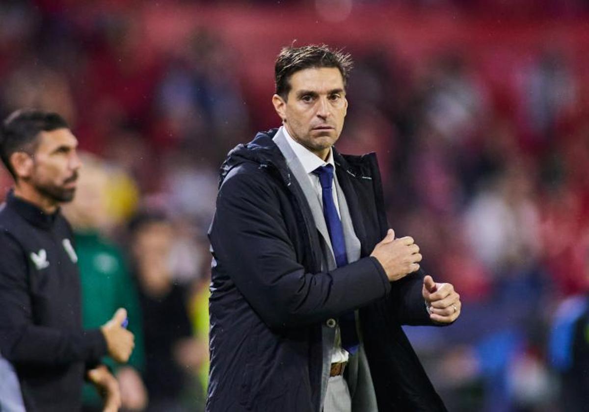 El uruguayo Diego Alonso, entrenador del Sevilla.