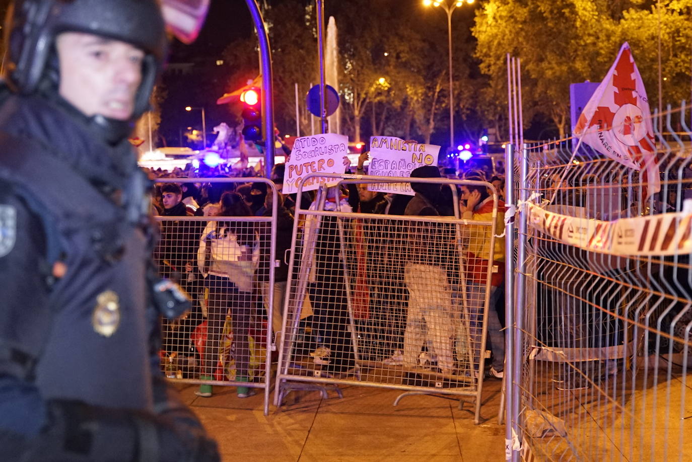 Las protestas han tenido lugar en difrentes puntos de Madrid.