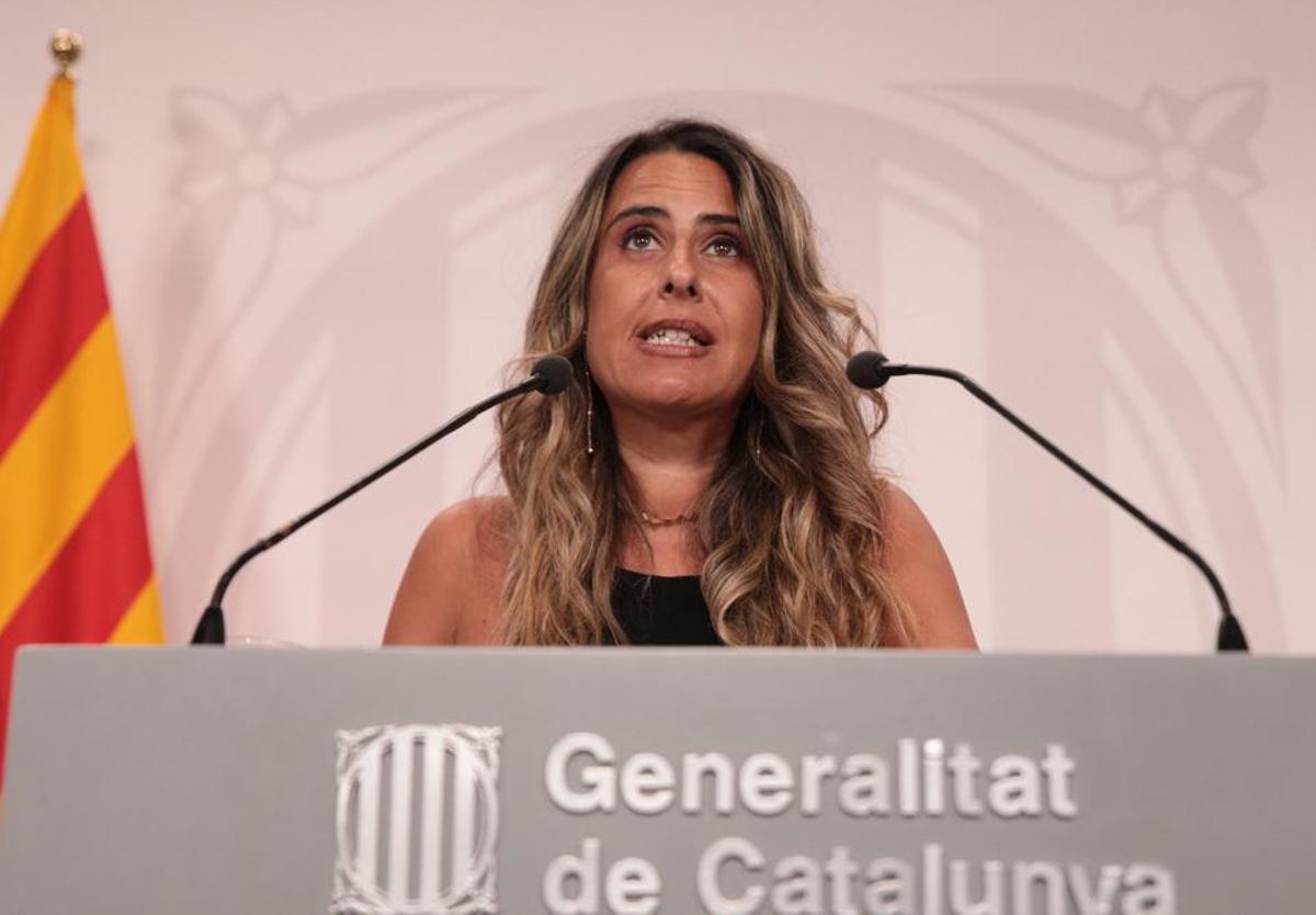 La portavoz del Govern, Patrícia Plaja