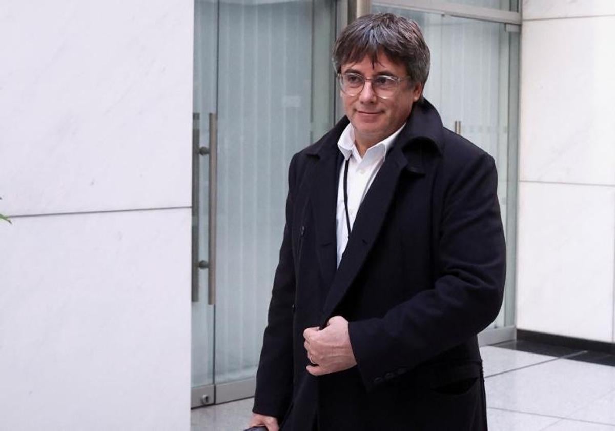 Carles Puigdemont, en Bruselas.