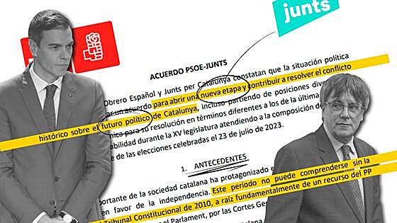 Las claves del pacto PSOE-Junts para avanzar en «el reconocimiento nacional de Cataluña»