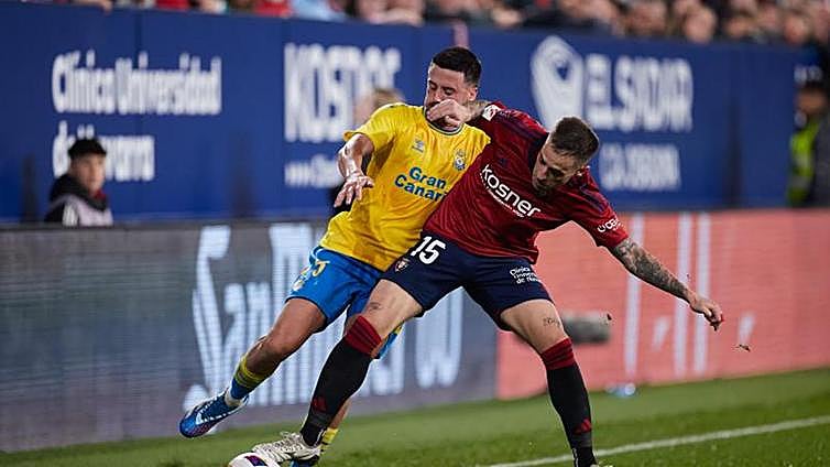 Las Palmas y Osasuna empatan a golazos con un Valles salvador