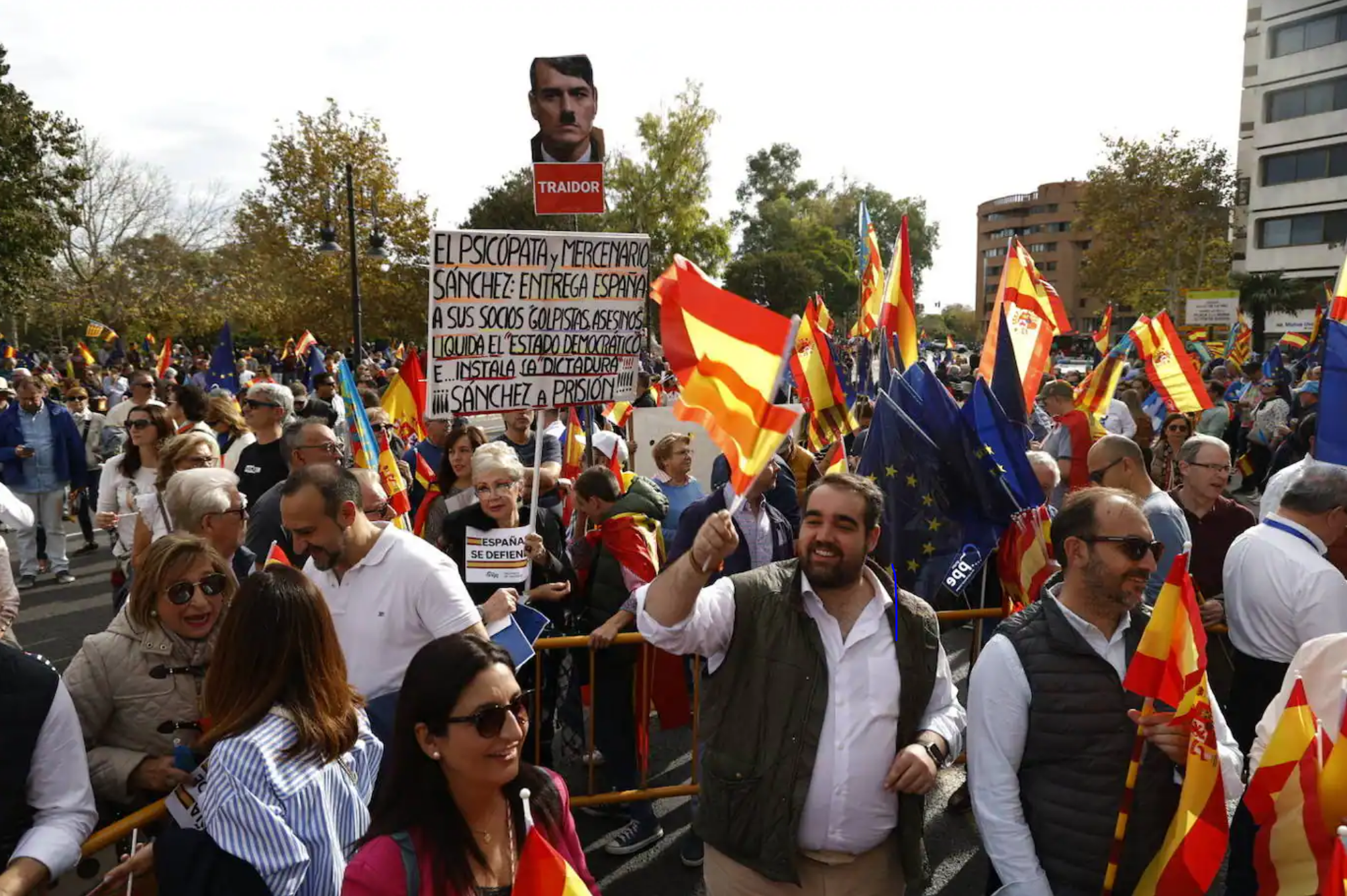 Las manifestaciones contra la amnistía, en imágenes | El Correo