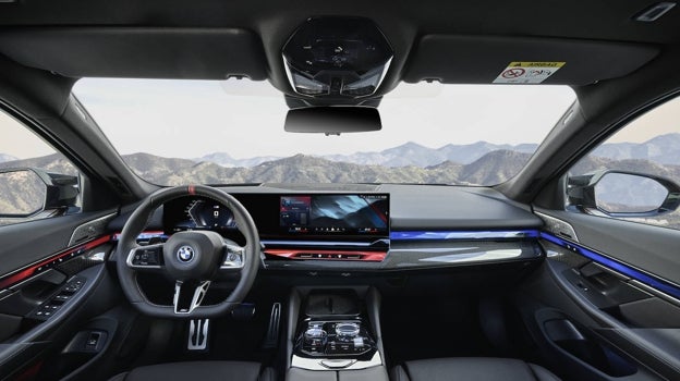 Interior del BMW Serie 5.