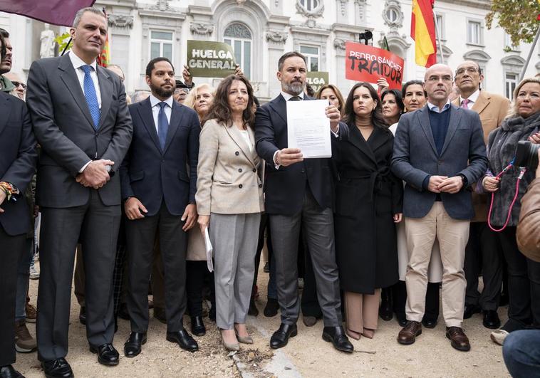 Abascal acude al Tribunal Supremo para presentar una querella contra Sánchez