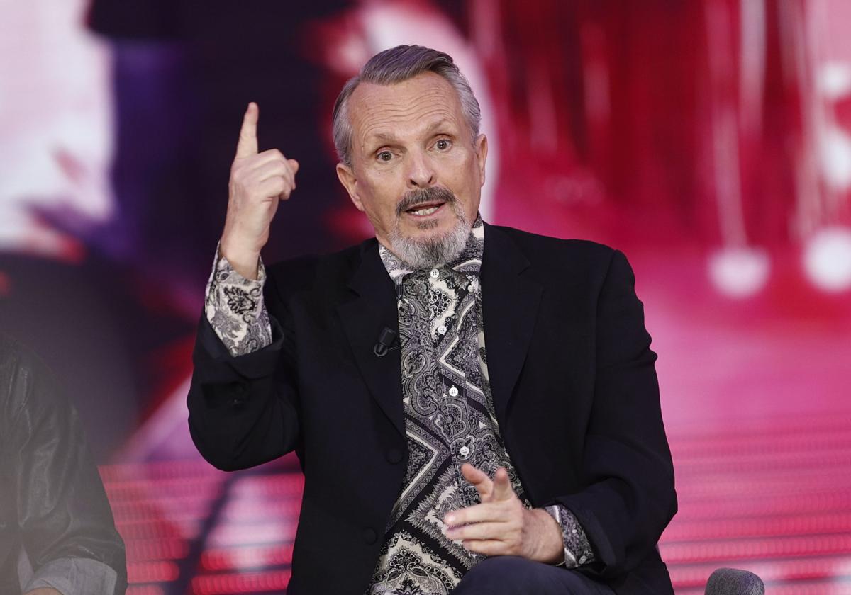 El cantante Miguel Bosé.